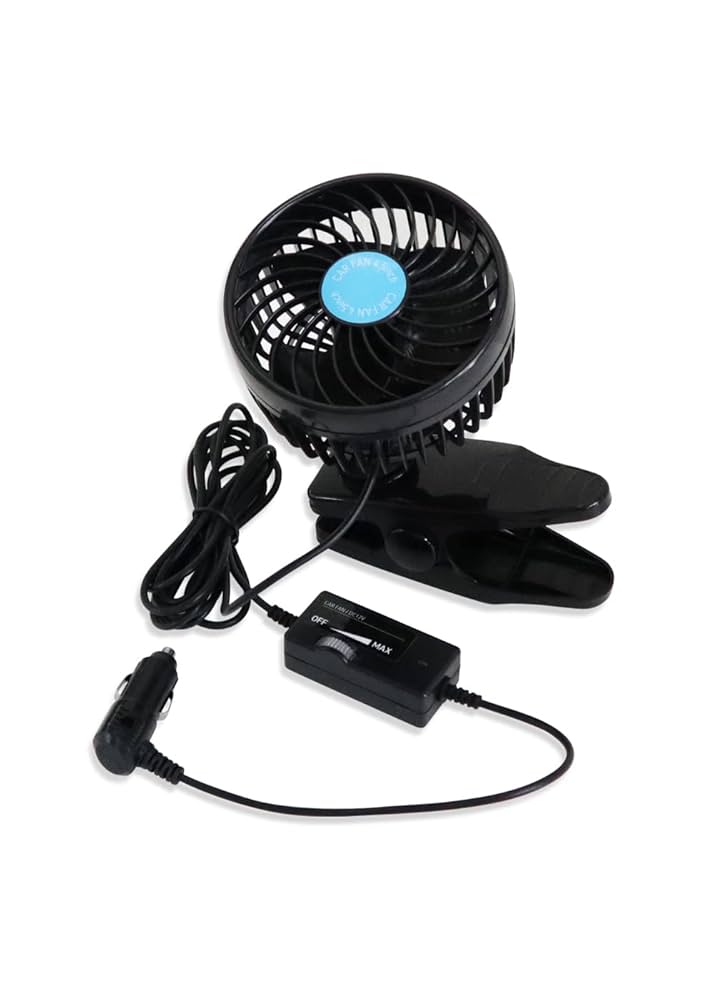 Amazon | メルテック(meltec) カーファン 4.5インチ DC12V車用